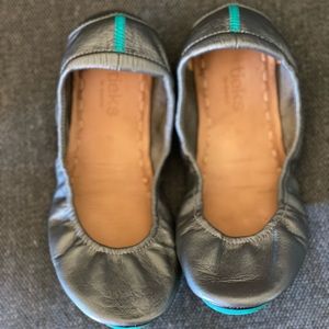 Tieks Silver Metallic ballet flats